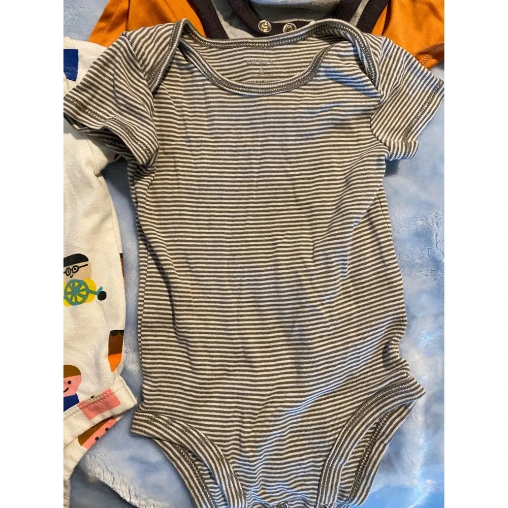 Baby Boy Bodysuit T-Shirt Bundle 6-12M Tommy Bahama GAP Cat & Jack Target 6pc